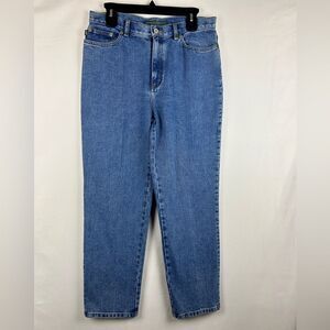 Lauren Jeans Co. by RL high rise relaxed cut jeans size 12P